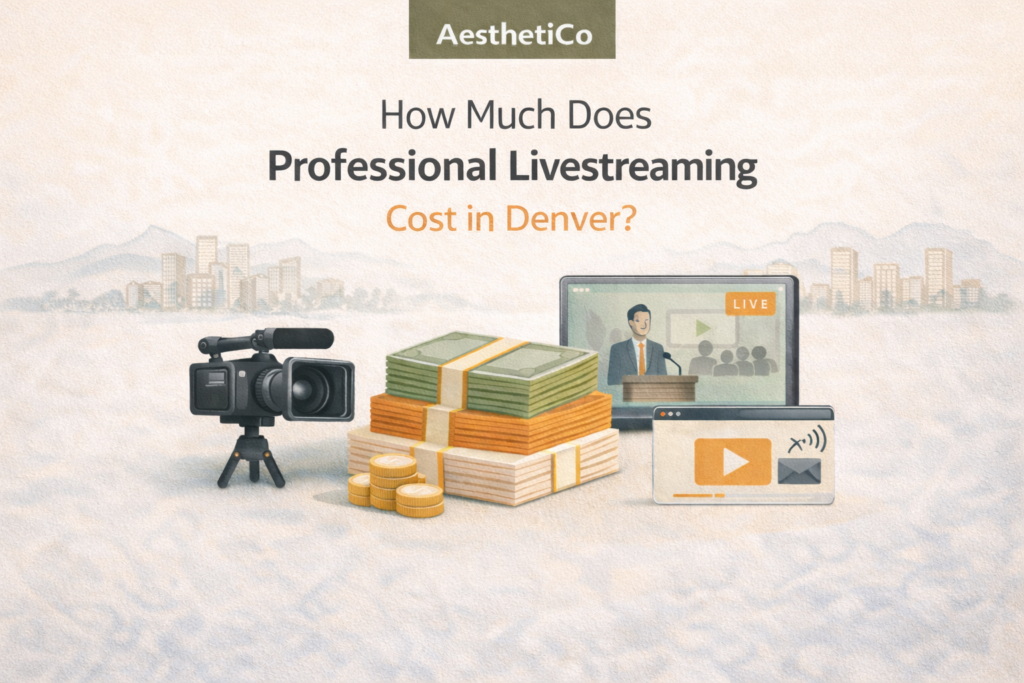 professional livestreaming cost Denver breakdown
