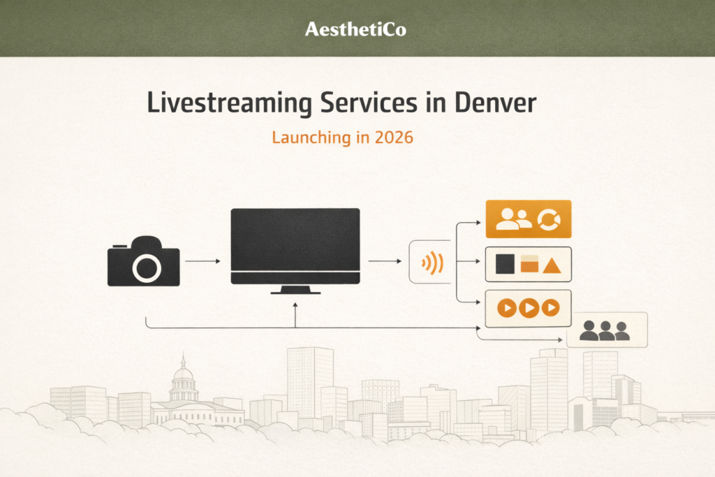 livestreaming services Denver hybrid event production