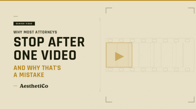 Law firm video production in Denver